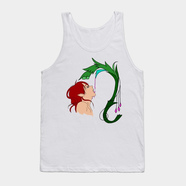 Copy of Elf drinking from a flower Tank Top by RavenRarities